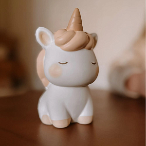 Игрушка сквиш антистресс Mrs. Ertha "Единорог Uniboo", кремовая